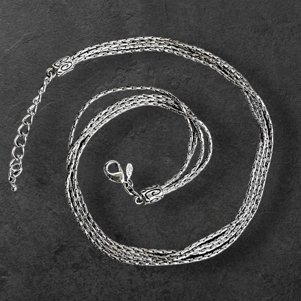 Premier Design Elegant Silver4 Chains Necklace - image 1